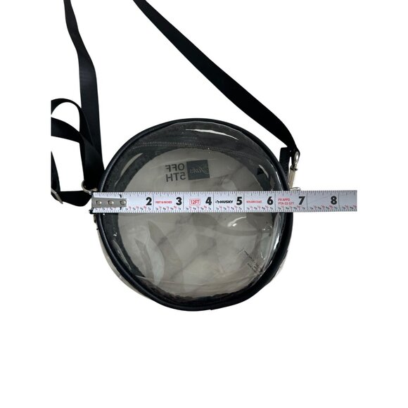 SAKS OFF FIFTH Clear Circle Crossbody Stadium Concert Bag - Picture 5 of 5